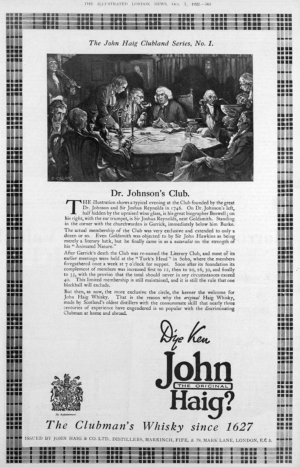 Dr Johnsons club